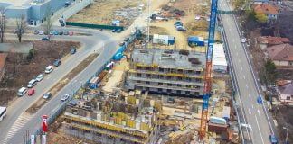 Imagini de pe santierul Pleiades Residence Ploiesti