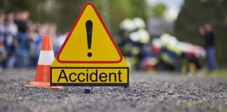 semn de circulatie cu accident
