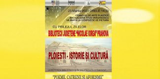 afis expozitie pictura biblioteca nicolae iorga