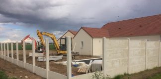 Un gard poate fi inalt de pana la doi metri