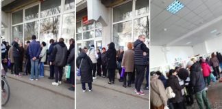 La Oficiul Postal din Piata Aurora din Ploiesti s-au format cozi fiind deschis un singur ghiseu