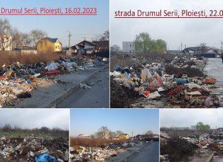 gunoaie strada Drumul Serii Ploiesti