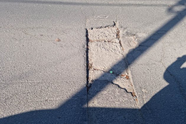 strada cu gropi in Ploiesti