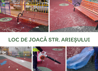 mizerie loc de joaca strada Ariesului