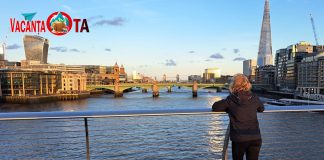 londra de pe podul millenium the shard london bridge