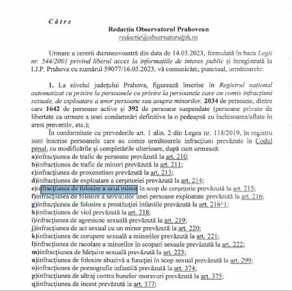 agresori sexual prahova
