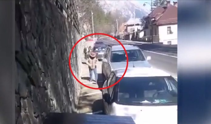 cauciucuri taiate sinaia Sinaian care taie cauciurile masinii unui vecin