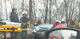 accident sosea pompieri
