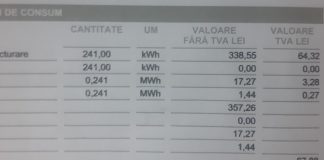 factura curent