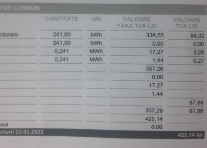 factura-enel factura curent