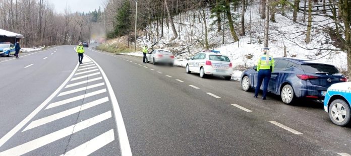 acțiune blitz IPJ Prahova Control trafic în Bușteni -IPJ Ptahova