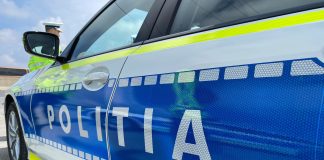 masina politie inscriptie